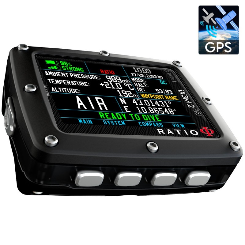 Ratio iX3M 2 GPS Pro Dive Computer | Air Integrated